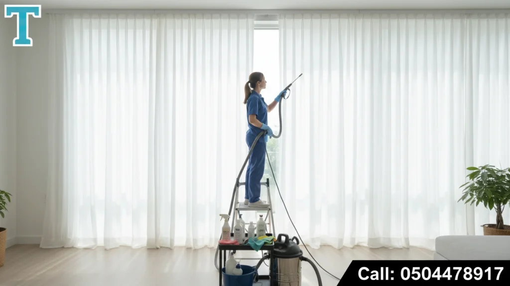 أسعار تنظيف ستائر في دبي