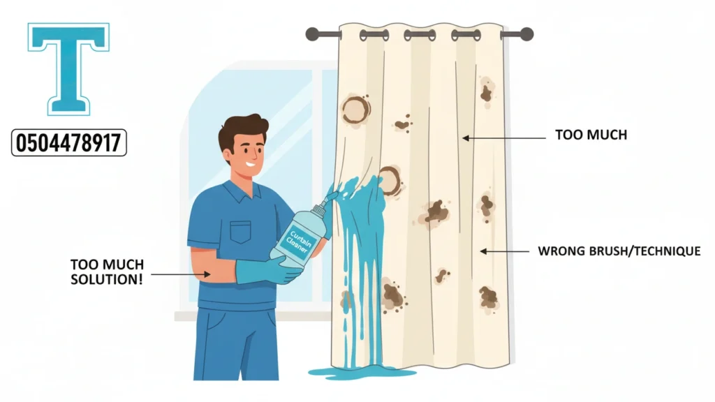 أخطاء شائعة في تنظيف ستائر في الشارقة