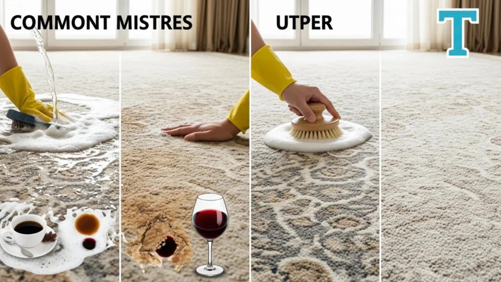 أخطاء شائعة في تنظيف سجاد في الشارقة