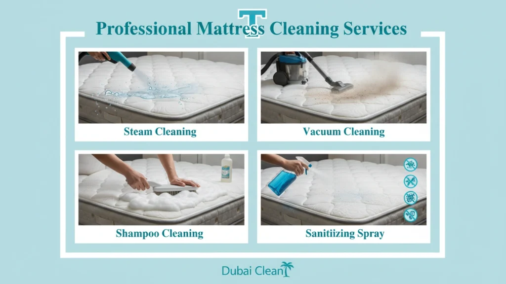 طرق تنظيف مراتب في دبي