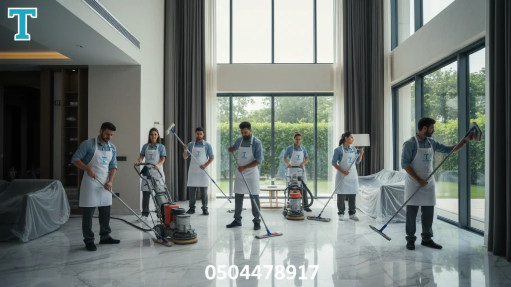 طرق تنظيف بعد التشطيب في دبي