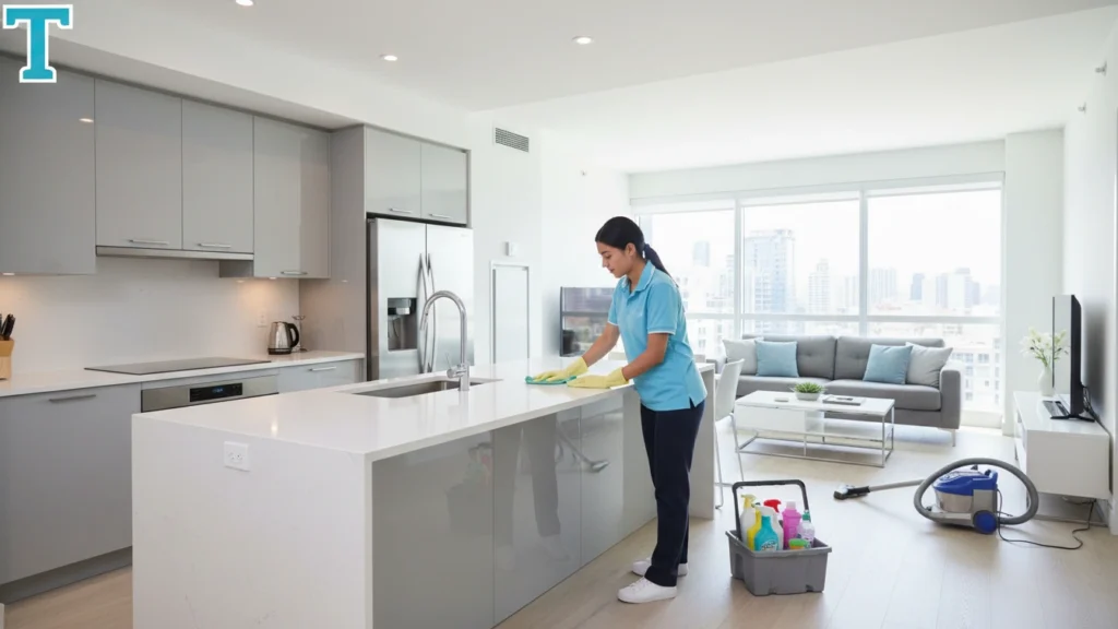 تنظيف بالساعة في الشارقة