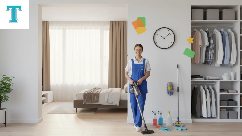 تنظيف بالساعة في دبي