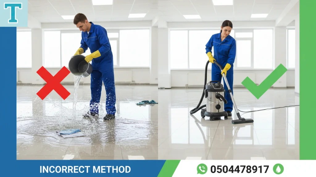 أخطاء شائعة في تنظيف بعد التشطيب في أبو ظبي